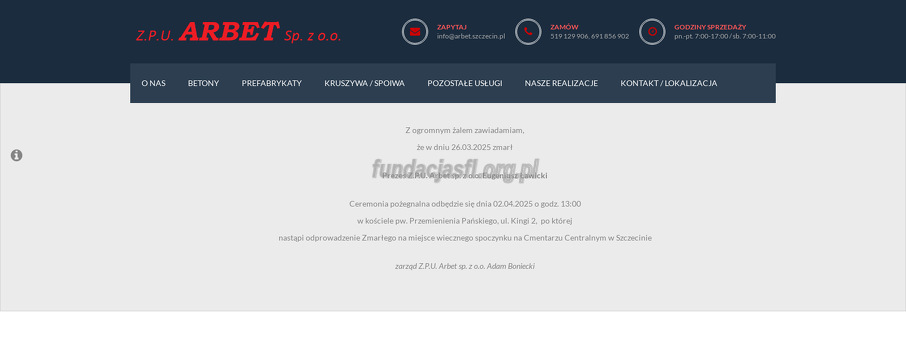 zaklad-produkcyjno-uslugowy-arbet-sp-z-o-o